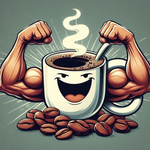 Coffee Mug with muscle arms